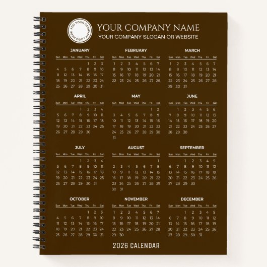 Carnet Create Your Own 2026 Company Calendar |  (Devant)
