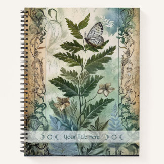 Carnet Create Your Own Butterfly Floral Botanical
