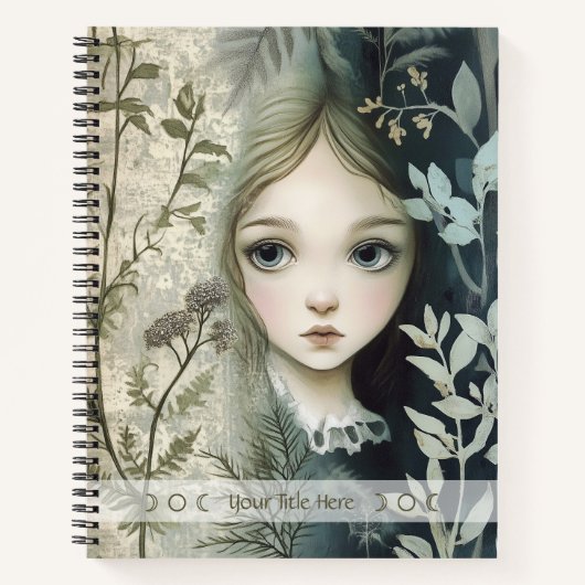 Carnet Create Your Own Garden Maiden Floral Botanical (Devant)