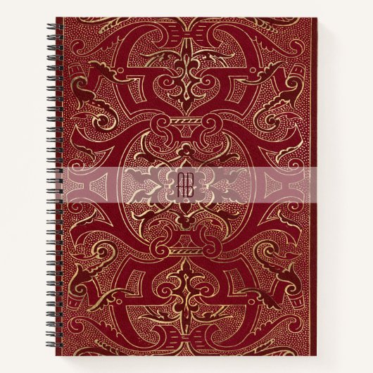 Carnet Create Your Own Gilded Chinese Red Notebook (Devant)