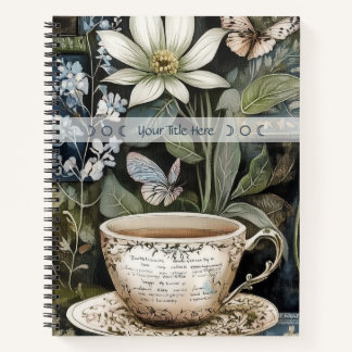 Carnet Create Your Own Herbal Tea Floral Botanical