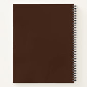 Carnet Create Your Own Ornate Gilded Umber Brown (Dos)