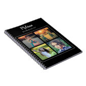 Carnet Create your own photo collage monogrammed (Côté Droit)