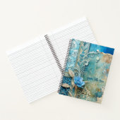 Carnet Create Your Own Shabby Chic Blue Rose Butterfy (Intérieur)