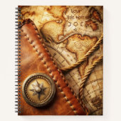 Carnet Create Your Own Sojourner Compass Rose Map (Devant)