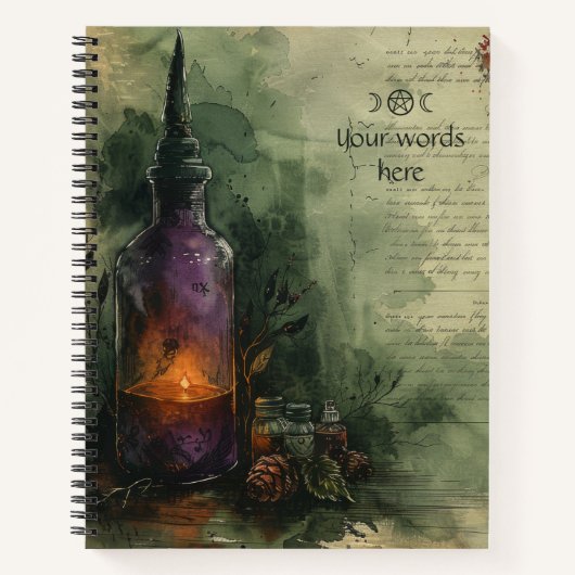 Carnet Create Your Own Yuletide Concoctions Apothecary (Devant)