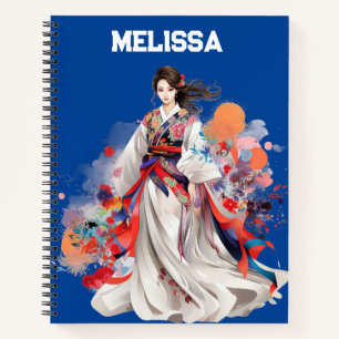 Carnet Créateur de mode de robe de mode asiatique