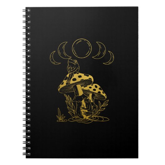 Carnet Création de champignons Aesthetic Goblincore et Co (Devant)