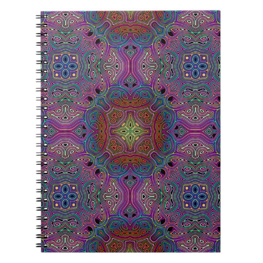 Carnet Création de mosaïque multicolore abstraite (Devant)