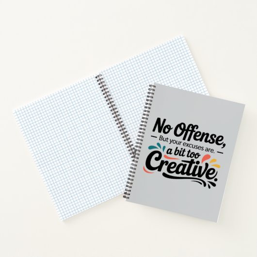 Carnet Creative Excuses Funny Design for Gift Lovers (Intérieur)