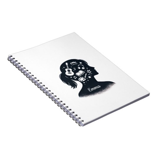 Carnet Creative Mind Silhouette | Personalized Artistic  (Côté Droit)