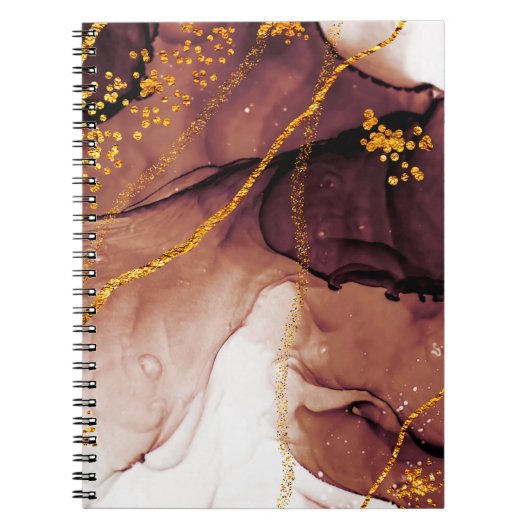 Carnet Créativité unique. Art&Or. Inspiré par le ciel. (Devant)