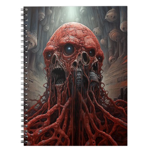 Carnet Créature Alien Sci-fi Horreur Art (Devant)