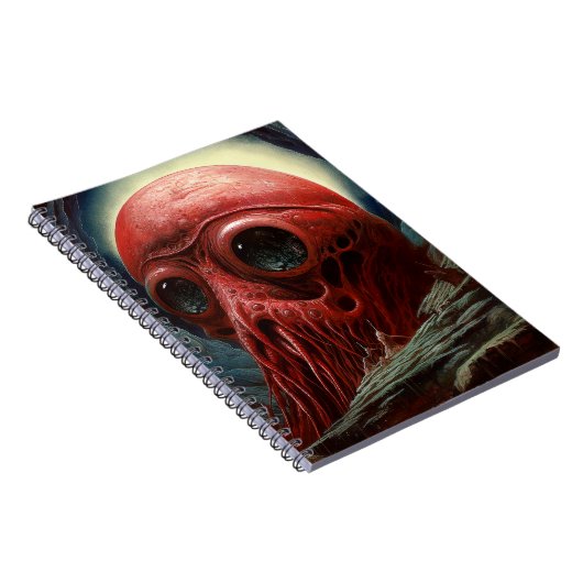 Carnet Créature Alien Sci-fi Horreur Art (Côté Droit)