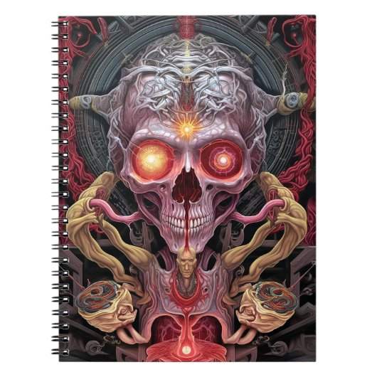 Carnet Créature Alien Surreal Horror Art (Devant)