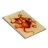 Carnet Créature du monstre de la mer d'Octopus Cephalapod (Côté Droit)
