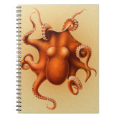 Carnet Créature du monstre de la mer d'Octopus Cephalapod (Devant)