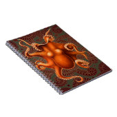 Carnet Créature du monstre de la mer d'Octopus Cephalapod (Côté Droit)