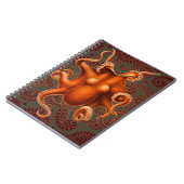 Carnet Créature du monstre de la mer d'Octopus Cephalapod (Côté gauche)