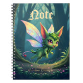 Carnet Créature Fée Enchantée – Lutin de la Forêt Magique (Devant)
