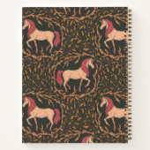 Carnet Créature mythique Licorne Rouge cramoisi (Dos)