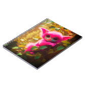 Carnet Créature rose (Côté gauche)