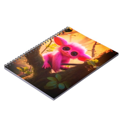 Carnet Créature rose (Côté gauche)