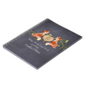 Carnet Créatures animales boisées, renard n vignes Nouvea (Côté gauche)