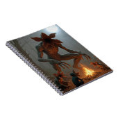 Carnet Créatures Démogorgon autour d'un feu de camp (Côté Droit)