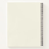 Carnet Créatures marines bébé aquarelle fantaisistes (Dos)