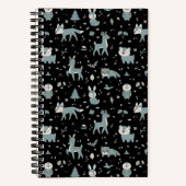 Carnet Créatures mignonnes des bois endormies à minuit (Recto)