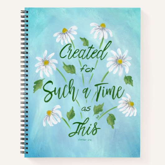 Carnet Créé pour un tel temps que ce bloc-notes (Devant)