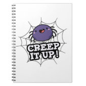 Carnet Creep It Up Funny Spider Pun (Devant)