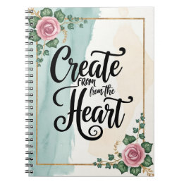 Carnet Créer avec le cœur