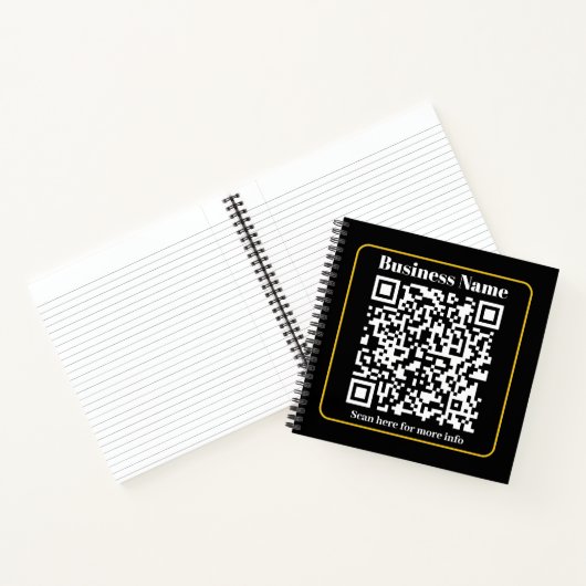 Carnet Créer un code QR d'entreprise instantanément scann (Intérieur)