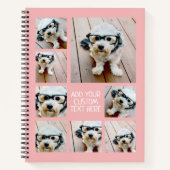 Carnet Créer un collage photo personnalisé de 8 - peut mo (Devant)