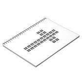 Carnet Créer un motif de croix avec un logo ou une image (Côté gauche)