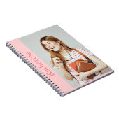 Carnet créer votre propre photo et nom couleur pastel (Côté Droit)