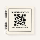 Carnet Créez instantanément un code QR scannable pour une (Devant)