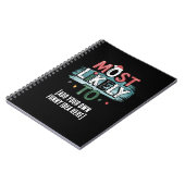 Carnet Créez une citation de Noël drôle "Le plus suscepti (Côté gauche)