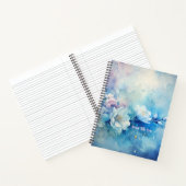 Carnet Créez vos propres roses de thé blanches et brumeus (Intérieur)