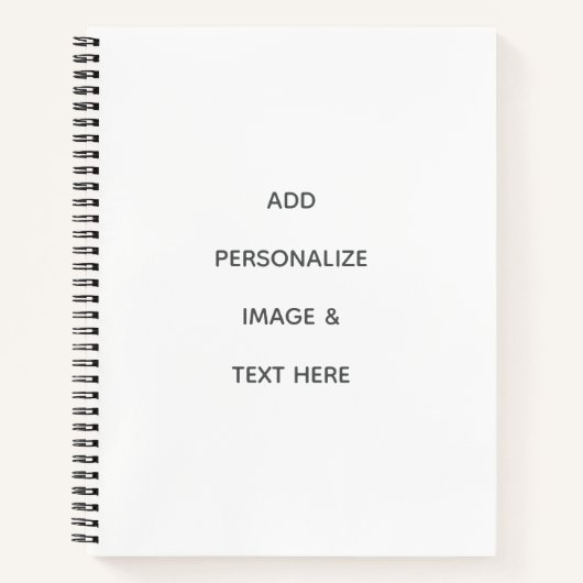 Carnet Créez votre propre blanc (Devant)