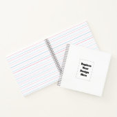 Carnet Créez votre propre blanc (Intérieur)