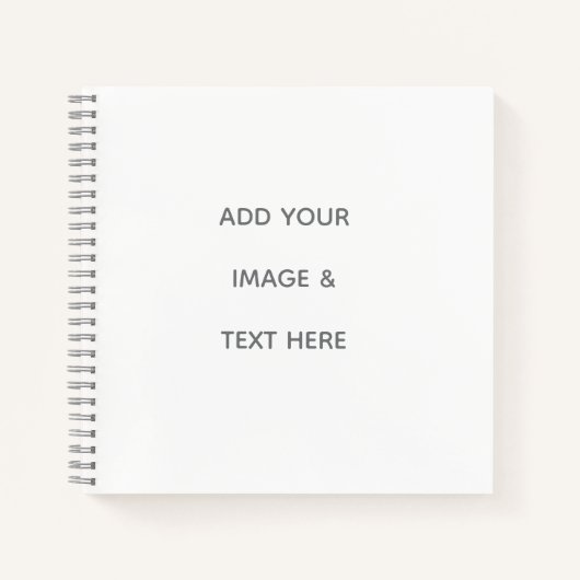 Carnet Créez votre propre blanc (Devant)