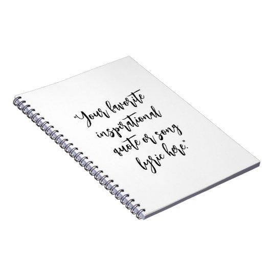 Carnet Créez votre propre calligraphie de devis (Côté Droit)