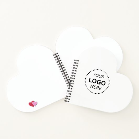 Carnet Créez votre propre conception en forme de coeur la (Intérieur)