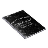 Carnet Créez votre propre Customisé (Côté Droit)