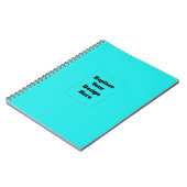 Carnet Créez votre propre cyan (Côté gauche)