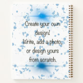 Carnet Créez votre propre design personnalisé photo et sp (Dos)