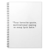 Carnet Créez votre propre devis (Devant)